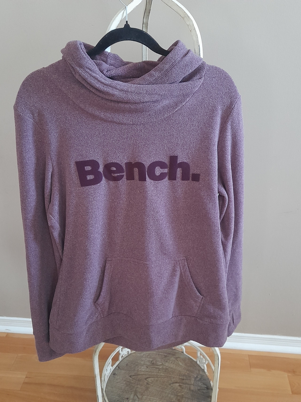 Bench Purple Cowl-Neck Pullover Hoodie - Picture 2 of 5